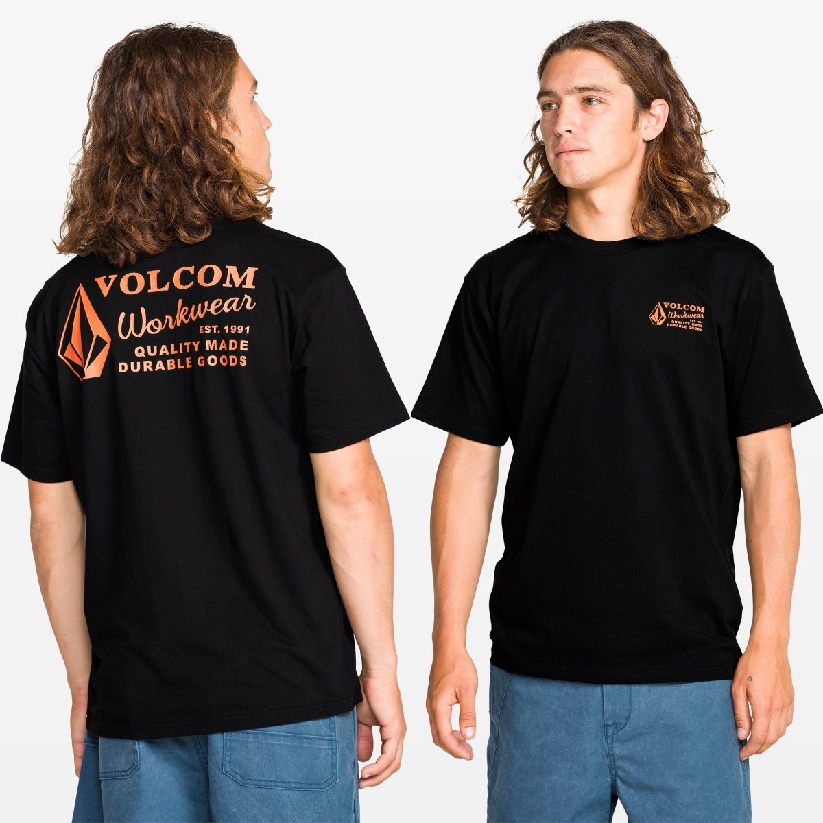 Streetwear Brand Tees - Workwear Volcom Outdoor Extreme Sports Trend
