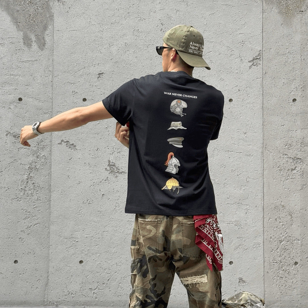 Helmet Evolution History Ameri - Streetwear Brand Tees recension och pris