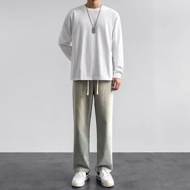 Korean Style Streetwear New Fa - Streetwear Brand Denim recension och pris