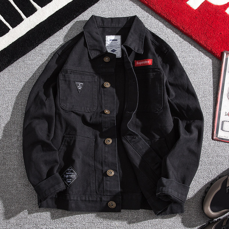 Denim jacket 2021 autumn winte - Streetwear Brand Denim recension och pris