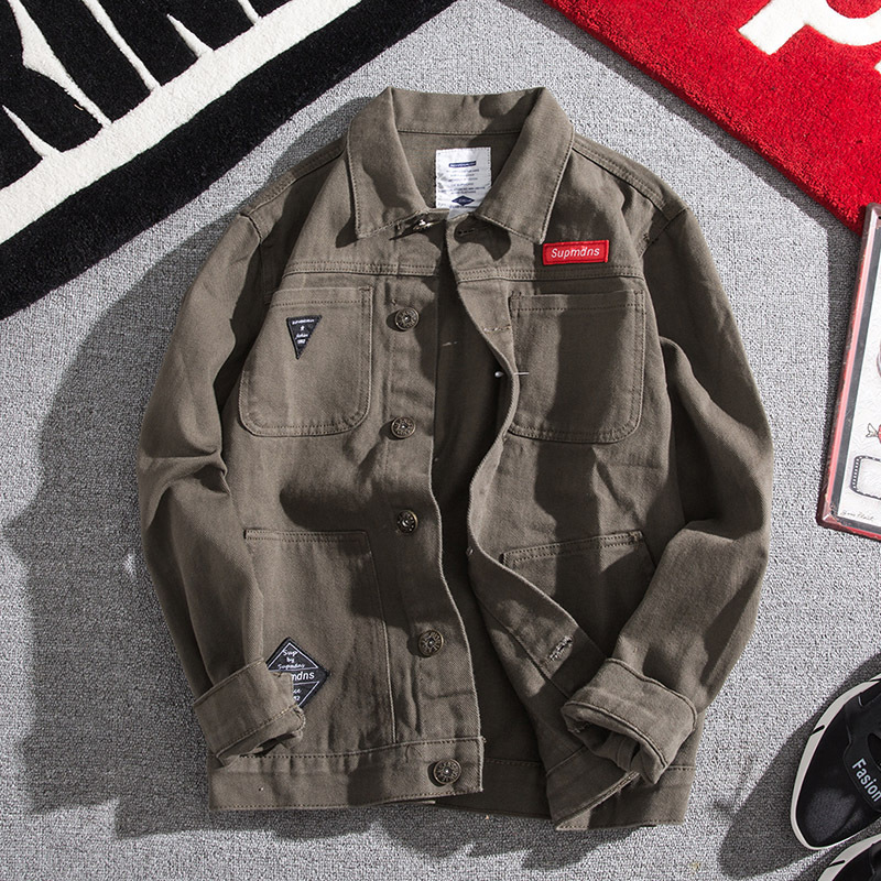 Denim jacket 2021 autumn winte - Streetwear Brand Denim recension och pris